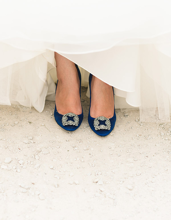 Blue ladis shoes