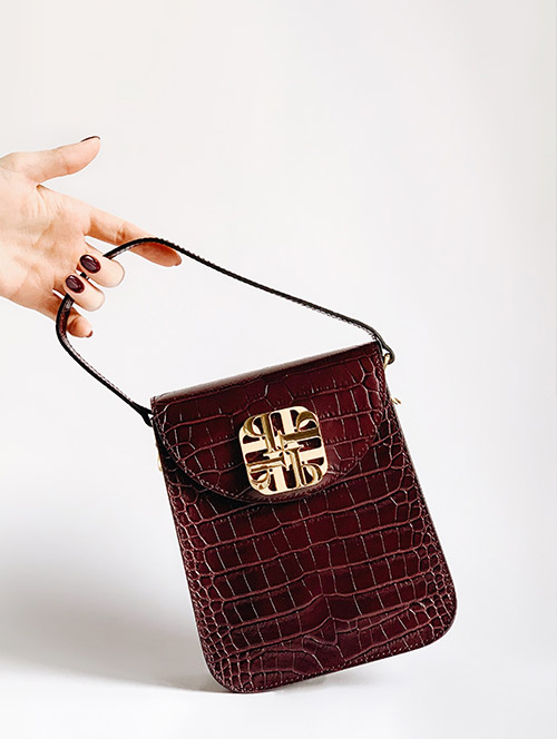 Lather handbag